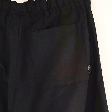 Phatee - hemp/cotton twill CROP PANTS / BLACKの画像