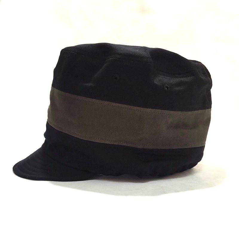 Phatee - NEW CAP HEMP TWILL / BLACK x OLIVE LINEの画像