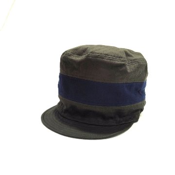 Phatee - NEW CAP HEMP TWILL / BLACK x OLIVE LINEの画像
