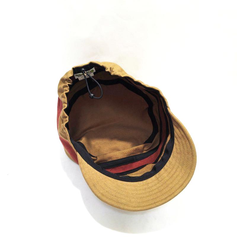 Phatee - NEW CAP HEMP TWILL / BEIGE x BROWN LINEの画像