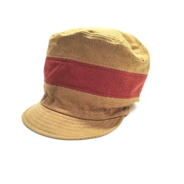 Phatee - NEW CAP HEMP TWILL / BEIGE x BROWN LINEの画像