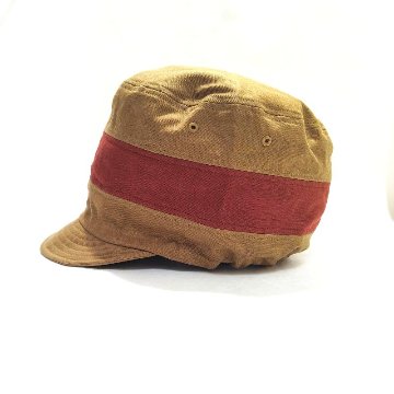 Phatee - NEW CAP HEMP TWILL / BEIGE x BROWN LINEの画像