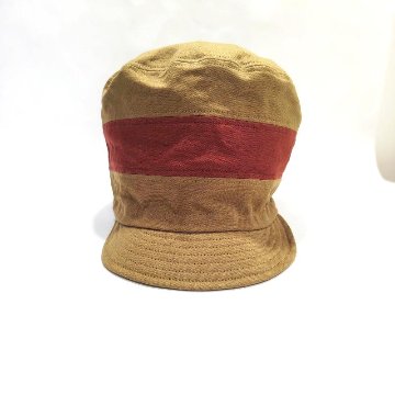 Phatee - NEW CAP HEMP TWILL / BEIGE x BROWN LINEの画像