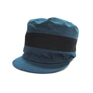 Phatee - NEW CAP HEMP TWILL / TEAL x BLACK LINEの画像