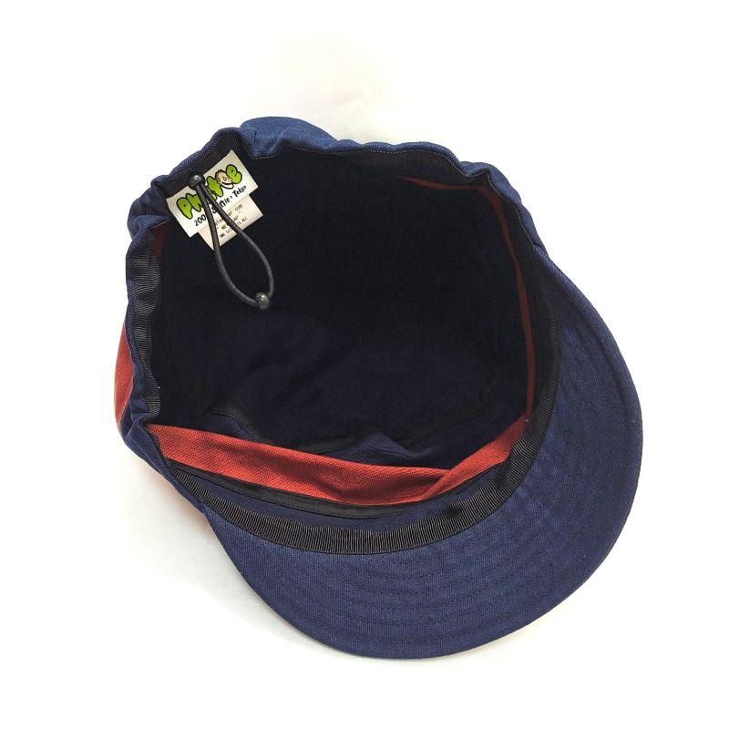 Phatee - NEW CAP HEMP TWILL / NAVY x BROWN LINEの画像