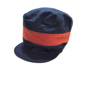Phatee - NEW CAP HEMP TWILL / NAVY x BROWN LINEの画像