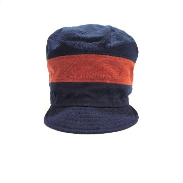 Phatee - NEW CAP HEMP TWILL / NAVY x BROWN LINEの画像