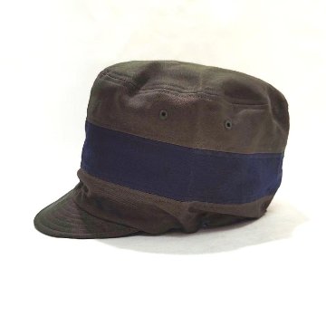 Phatee - NEW CAP HEMP TWILL / OLIVE x NAVY LINEの画像