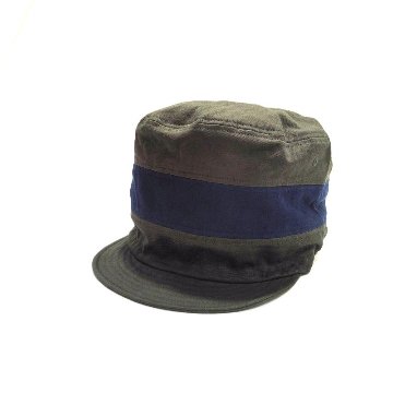 Phatee - NEW CAP HEMP TWILL / OLIVE x NAVY LINEの画像