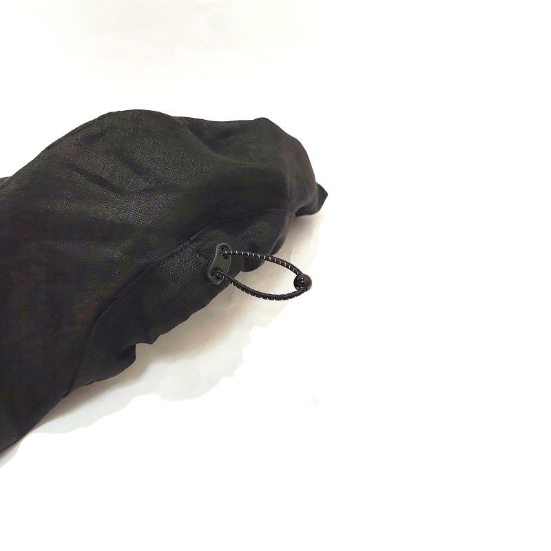 Phatee- 100% hemp plain weave BELEY /black  SHIRING WITH THE CEOの画像
