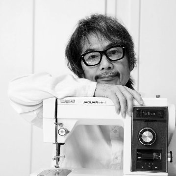 Phatee - 100% hemp plain weave no collar shirts / kinari (sharing with the CEO)の画像