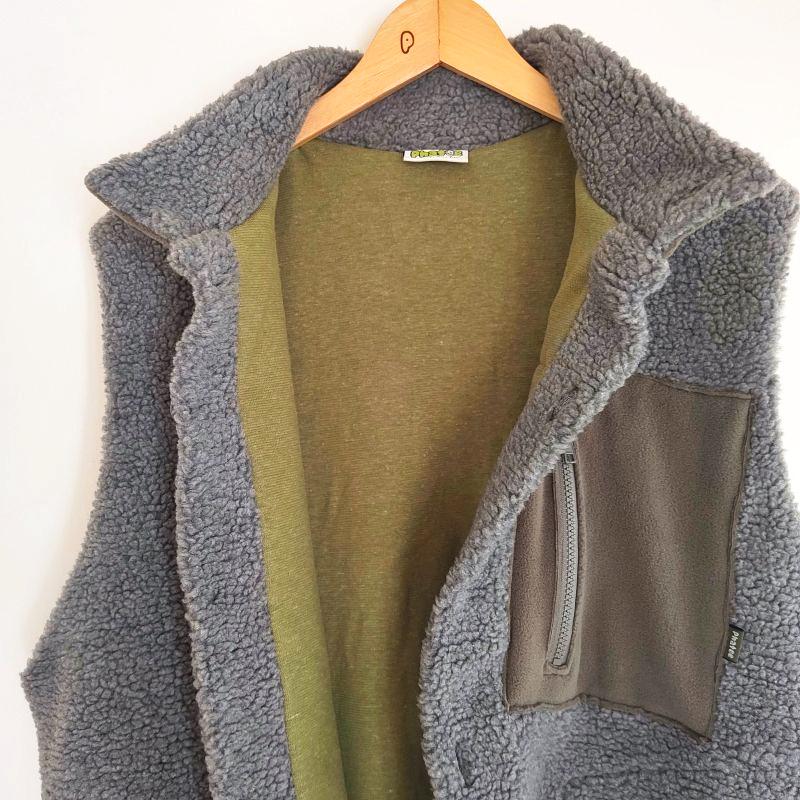 Phatee - NASTA VEST /  GREY BOA FLEECEの画像