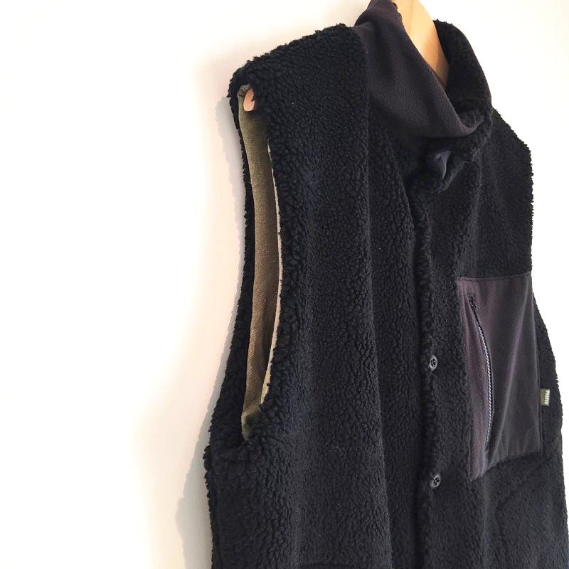 Phatee - NASTA VEST /  BLACK BOA FLEECEの画像