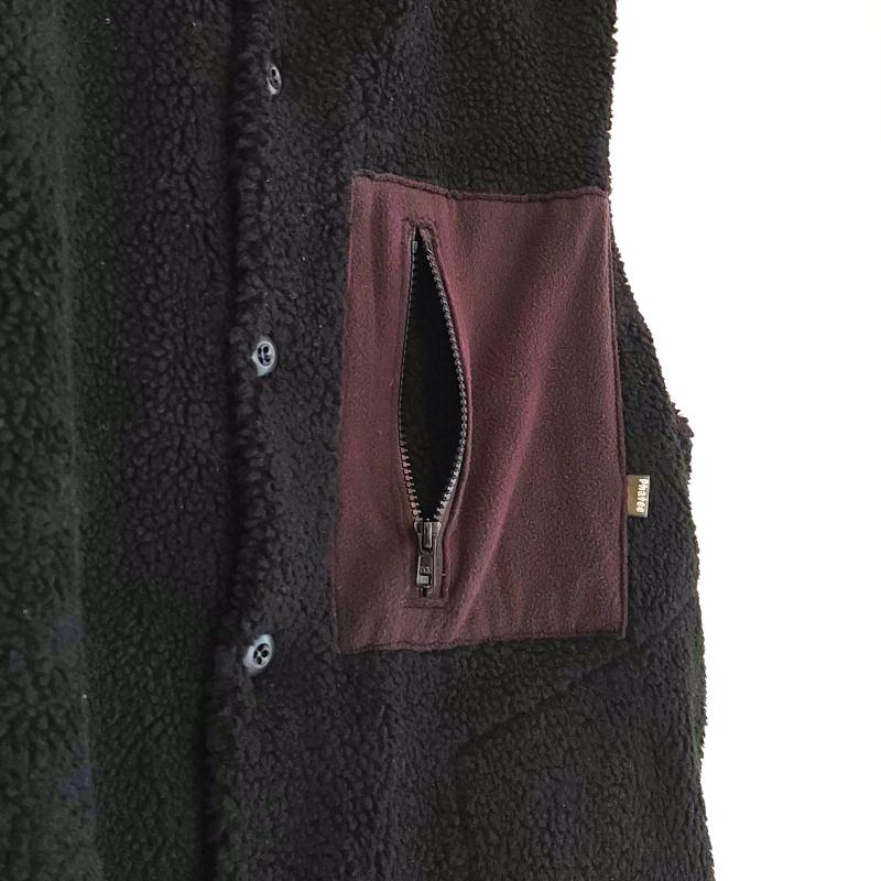 Phatee - NASTA VEST /  BLACK BOA FLEECEの画像