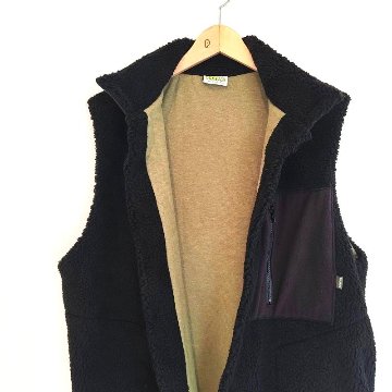 Phatee - NASTA VEST /  BLACK BOA FLEECEの画像
