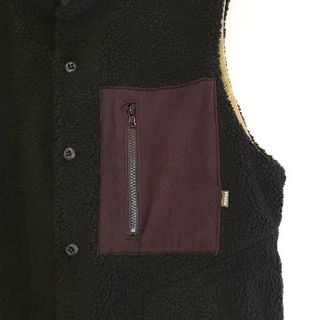 Phatee - NASTA VEST /  BLACK BOA FLEECEの画像