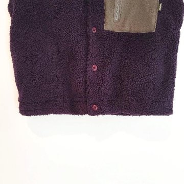 Phatee - NASTA VEST /  PURPLE BOA FLEECEの画像