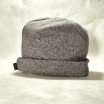 Phatee - LOCKS BEANIE HEMP RIB KNIT/ HEATHER NAVYの画像