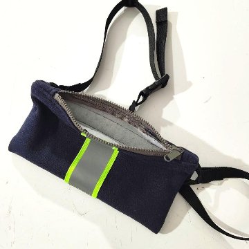 Phatee- hemp sweat RUNNING PORCH /navy  SHARING WITH THE CEOの画像