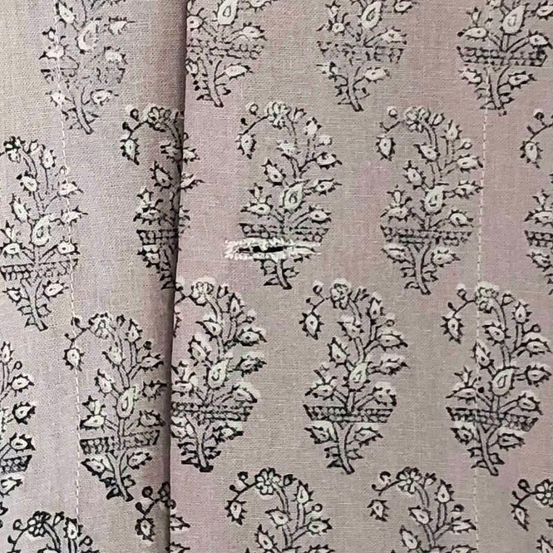 Phatee - 100% INDIAN COTTON HAND-PRINTING PAJAMAS / purple (sharing with the CEO)の画像