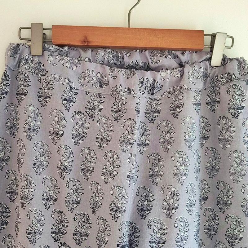 Phatee - 100% INDIAN COTTON HAND-PRINTING PAJAMAS / purple (sharing with the CEO)の画像