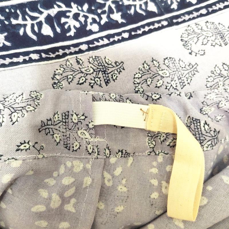 Phatee - 100% INDIAN COTTON HAND-PRINTING PAJAMAS / purple (sharing with the CEO)の画像