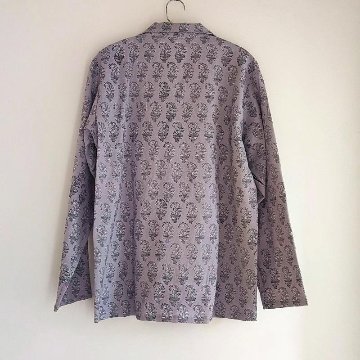 Phatee - 100% INDIAN COTTON HAND-PRINTING PAJAMAS / purple (sharing with the CEO)の画像