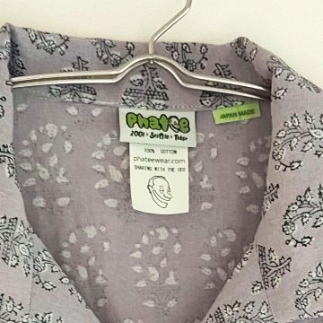 Phatee - 100% INDIAN COTTON HAND-PRINTING PAJAMAS / purple (sharing with the CEO)の画像
