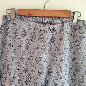 Phatee - 100% INDIAN COTTON HAND-PRINTING PAJAMAS / purple (sharing with the CEO)の画像