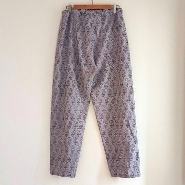 Phatee - 100% INDIAN COTTON HAND-PRINTING PAJAMAS / purple (sharing with the CEO)の画像