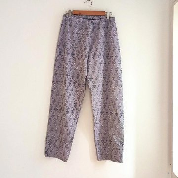 Phatee - 100% INDIAN COTTON HAND-PRINTING PAJAMAS / purple (sharing with the CEO)の画像