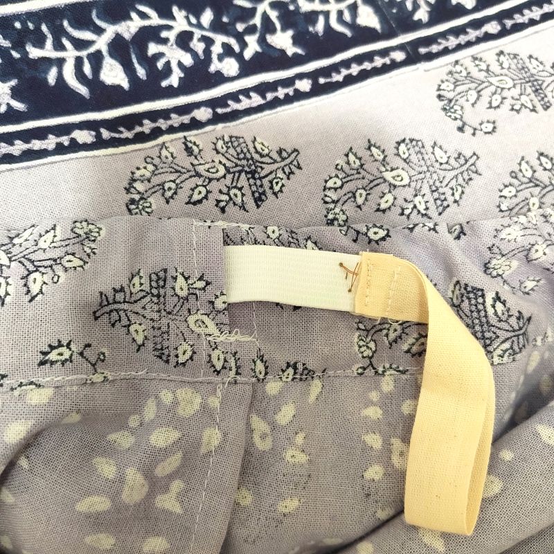 Phatee - 100% INDIAN COTTON HAND-PRINTING PAJAMAS / OFFWHITE (sharing with the CEO)の画像