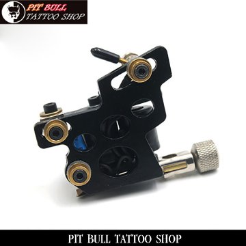 ブラック　ハンドメイド　10ラップ　タトゥーマシン　コイル式　BLACK HANDMADE 10WRAP COILS TATTOO MACHINE画像