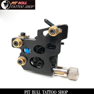 ブラック　ハンドメイド　10ラップ　タトゥーマシン　コイル式　BLACK HANDMADE 10WRAP COILS TATTOO MACHINEの画像