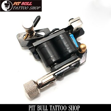 ブラック　ハンドメイド　10ラップ　タトゥーマシン　コイル式　BLACK HANDMADE 10WRAP COILS TATTOO MACHINEの画像