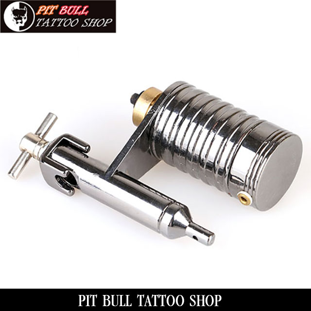 ブラック　クロム　ダイレクト　ドライブ　タトゥーマシン　ロータリー式 　BLACK CHROME DIRECT DRIVE ROTARY TATTOO MACHINEの画像