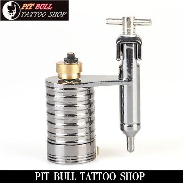 ブラック　クロム　ダイレクト　ドライブ　タトゥーマシン　ロータリー式 　BLACK CHROME DIRECT DRIVE ROTARY TATTOO MACHINEの画像