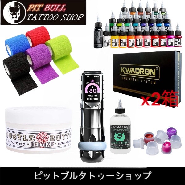 これ一つで完結！ワイヤレス高性能タトゥーフルセット ★アメリカ取り寄せ★の画像