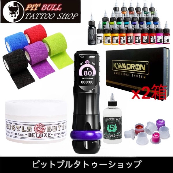 これ一つで完結！ワイヤレス高性能タトゥーフルセット ★アメリカ取り寄せ★の画像