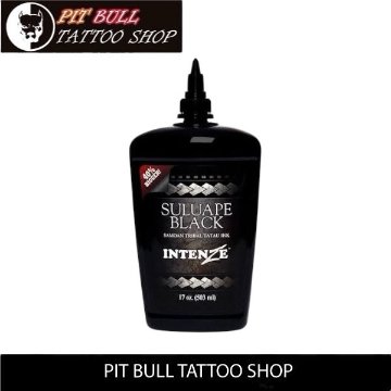 INTENZE Suluape Black サモアントライバルタトゥーインク 17オンス/503mlの画像