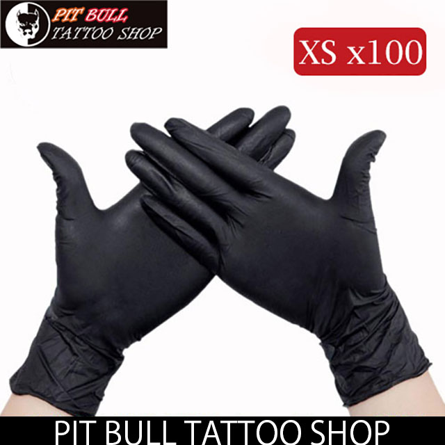 タトゥーグローブ　100枚（50組入り）XS　TATTOO GLOVES XS 100PSC画像