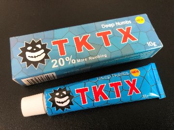 TKTXタトゥークリーム　20％　ブルー画像