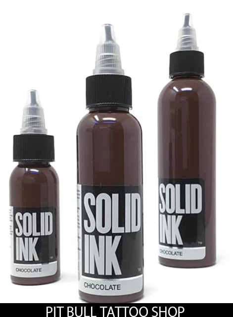 ソリッドインク タトゥーインク 1OZ/30ml SOLID INK CHOCOLATEの画像