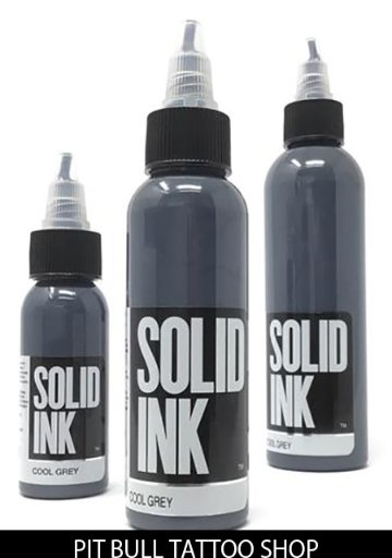 ソリッドインク タトゥーインク 1OZ/30ml SOLID INK COOL GREY画像