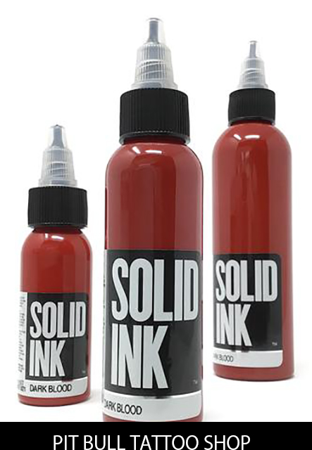 ソリッドインク タトゥーインク 1OZ/30ml SOLID INK DARK BLOODの画像