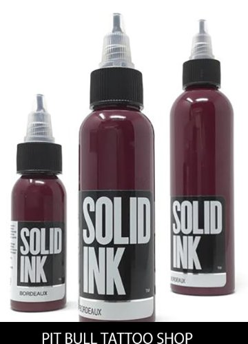 ソリッドインク タトゥーインク 1OZ/30ml SOLID INK BORDEAUXの画像