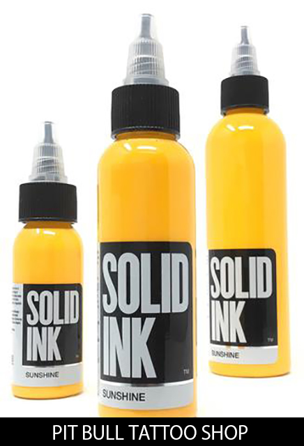ソリッドインク タトゥーインク 1OZ/30ml SOLID INK SUNSHINEの画像