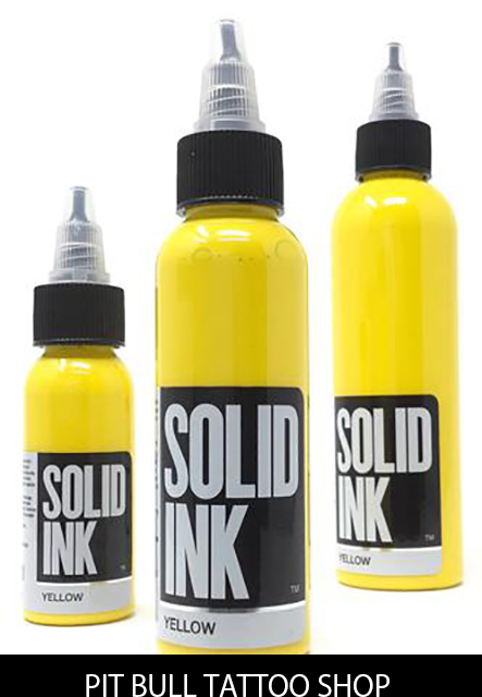 ソリッドインク タトゥーインク 1OZ/30ml SOLID INK YELLOWの画像