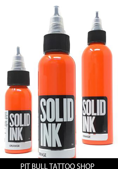 ソリッドインク タトゥーインク 1OZ/30ml SOLID INK ORANGEの画像