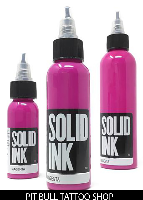 ソリッドインク タトゥーインク 1OZ/30ml SOLID INK MAGENTA画像